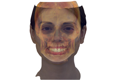 3Dデータを作成している画面