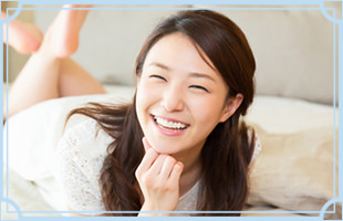 治療中でも自信に満ちた笑顔